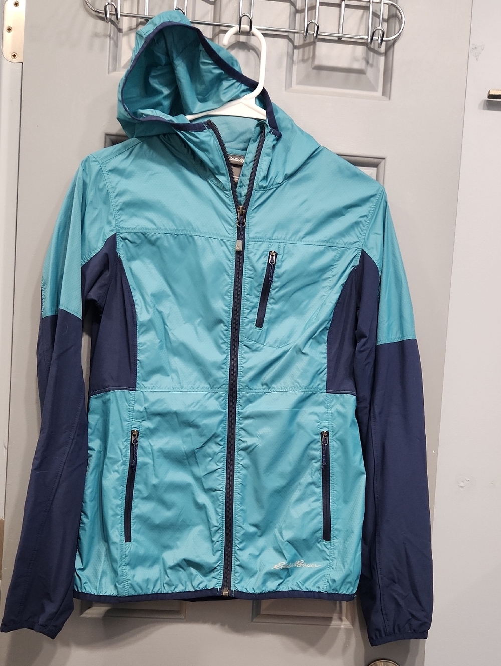 Eddie Bauer Radius Hybrid Jacket Blue Teal Reef XS